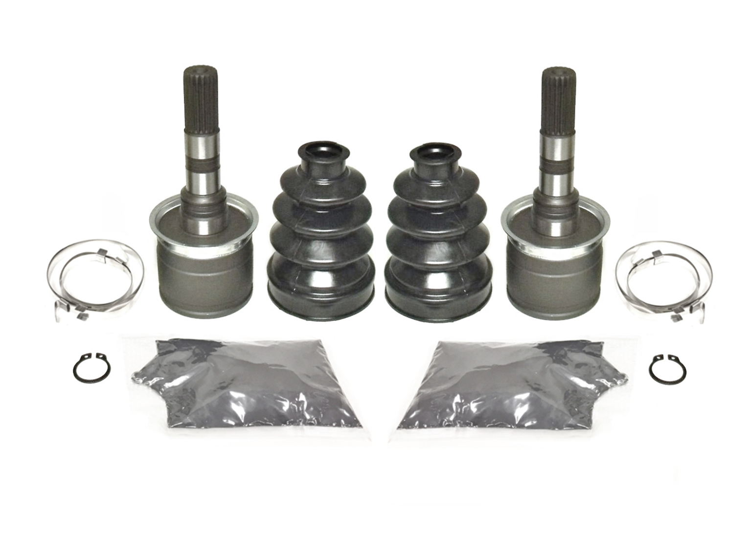 Pair of Front Wheel Bearing /& Seal Kits 2001-2008 Kawasaki Mule 3010 4x4