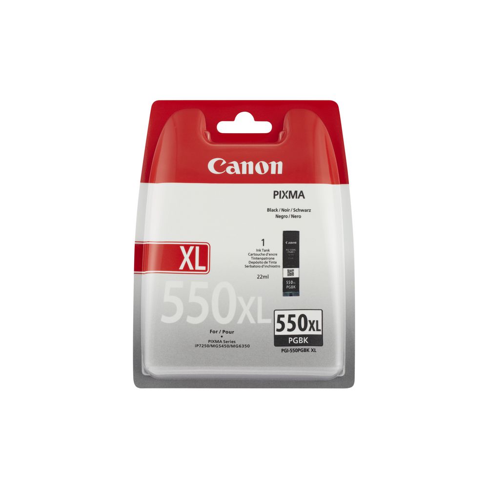 3er Set Inchiostro Per Canon pgi-550 XL PGBK BLACK ip7250 mg5450 mg6350 mx725 mx925