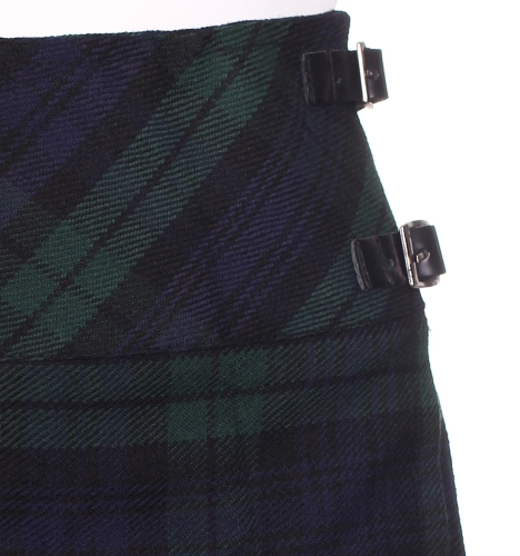 pleated mini kilt