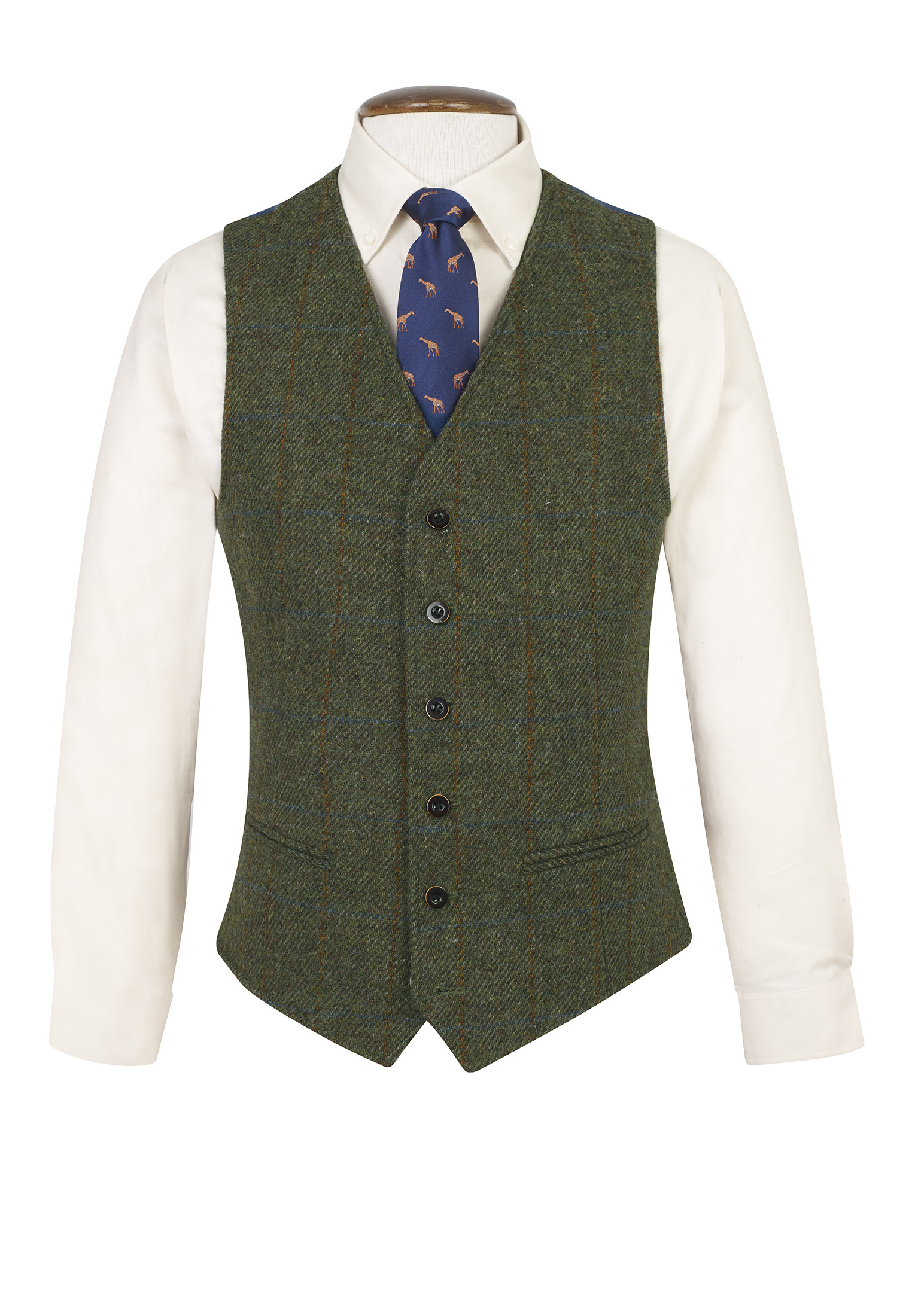 Clothing, Shoes & Accessories Mens Harris Tweed Scarista Waistcoat by