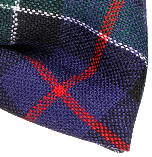 Tartan Republic Scottish Pure Wool Leslie Modern Hunting Tartan Elastic Bow Tie