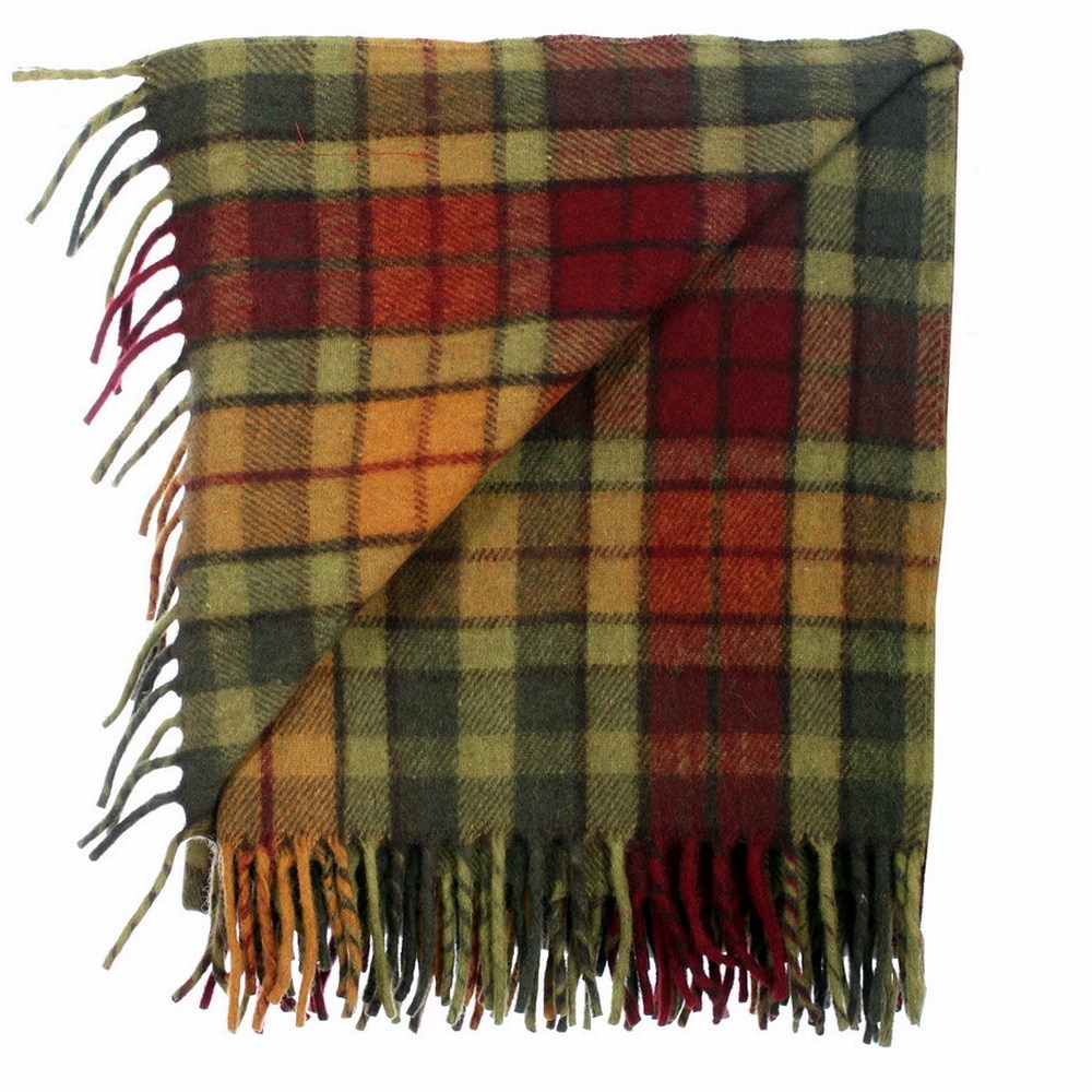New BNWT Scottish Throw Large Wool Tartan Rug Range of Tartans