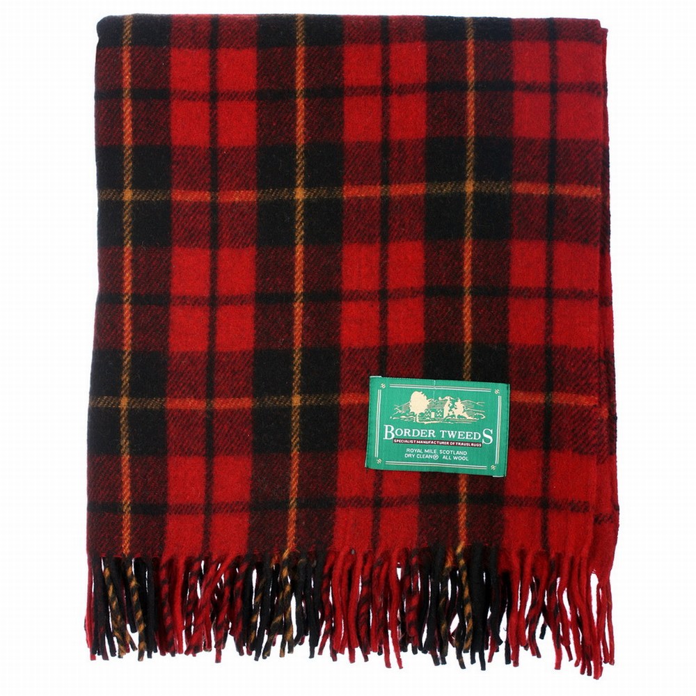 New BNWT Scottish Throw Large Wool Tartan Rug Range of Tartans