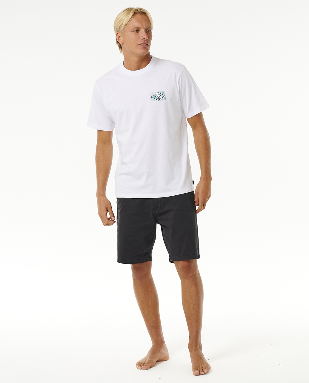 Camiseta Top Camiseta Rip Curl Para Hombres Tradiciones Informal Cuello Redondo Manga Corta Algodón - Imagen 11 de 13