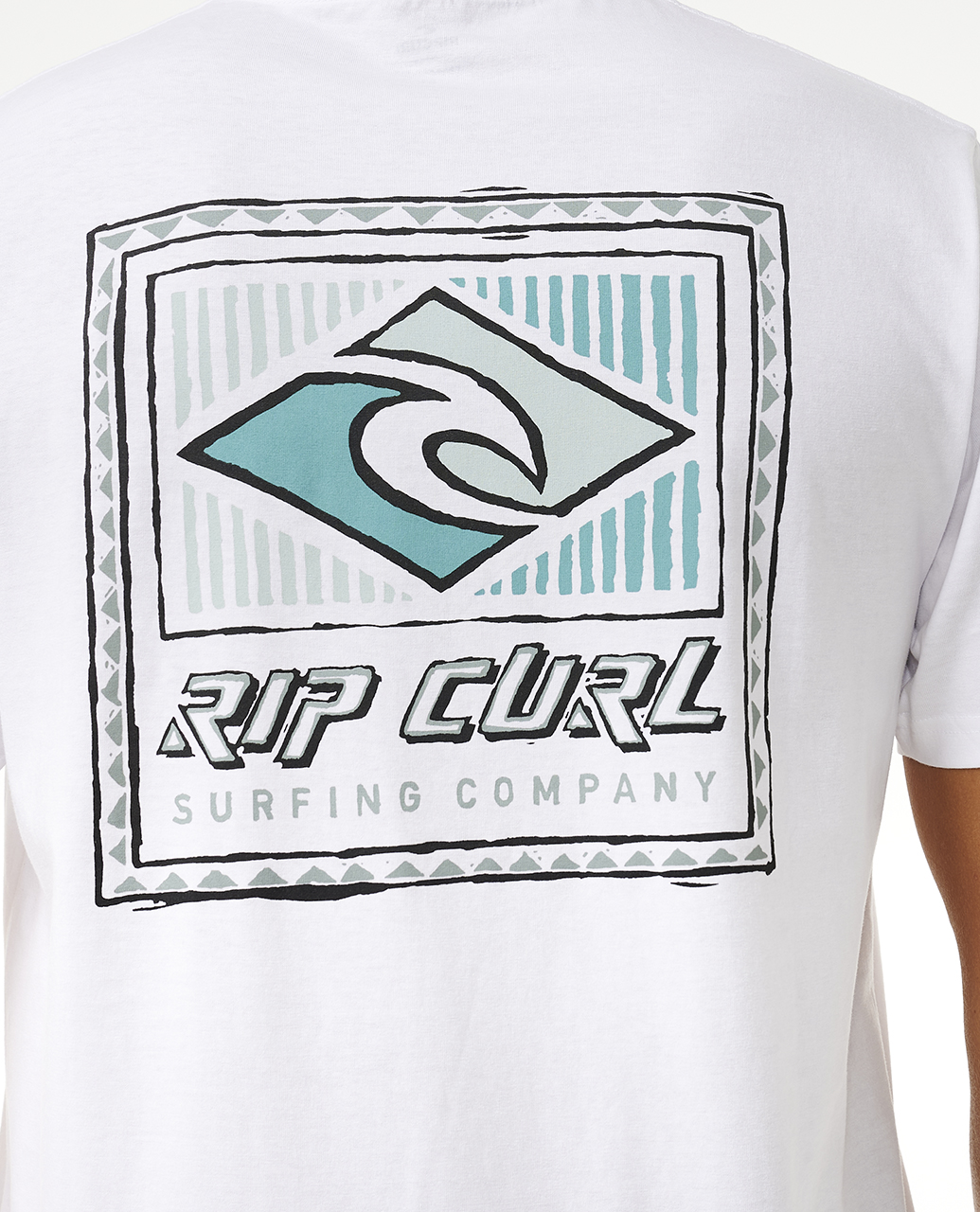 Camiseta Top Camiseta Rip Curl Para Hombres Tradiciones Informal Cuello Redondo Manga Corta Algodón - Imagen 12 de 13
