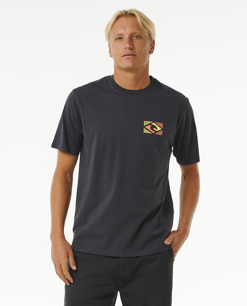 Camiseta Top Camiseta Rip Curl Para Hombres Tradiciones Informal Cuello Redondo Manga Corta Algodón - Imagen 2 de 13