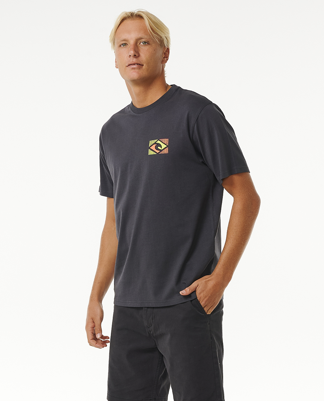 Camiseta Top Camiseta Rip Curl Para Hombres Tradiciones Informal Cuello Redondo Manga Corta Algodón - Imagen 3 de 13