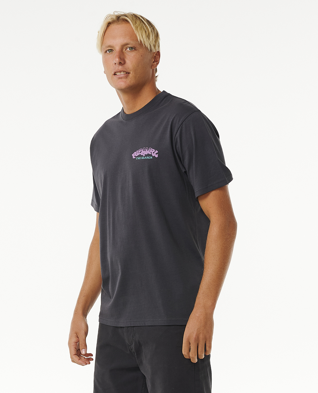 Rip Curl Mens Sphinx Cotton Crew Neck Short Sleeve Casual Top Tee T-Shirt - Imagen 8 de 13