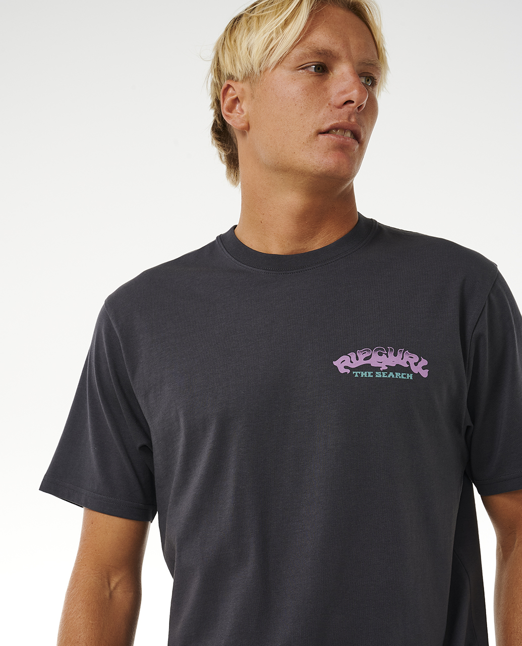 Rip Curl Mens Sphinx Cotton Crew Neck Short Sleeve Casual Top Tee T-Shirt - Imagen 12 de 13