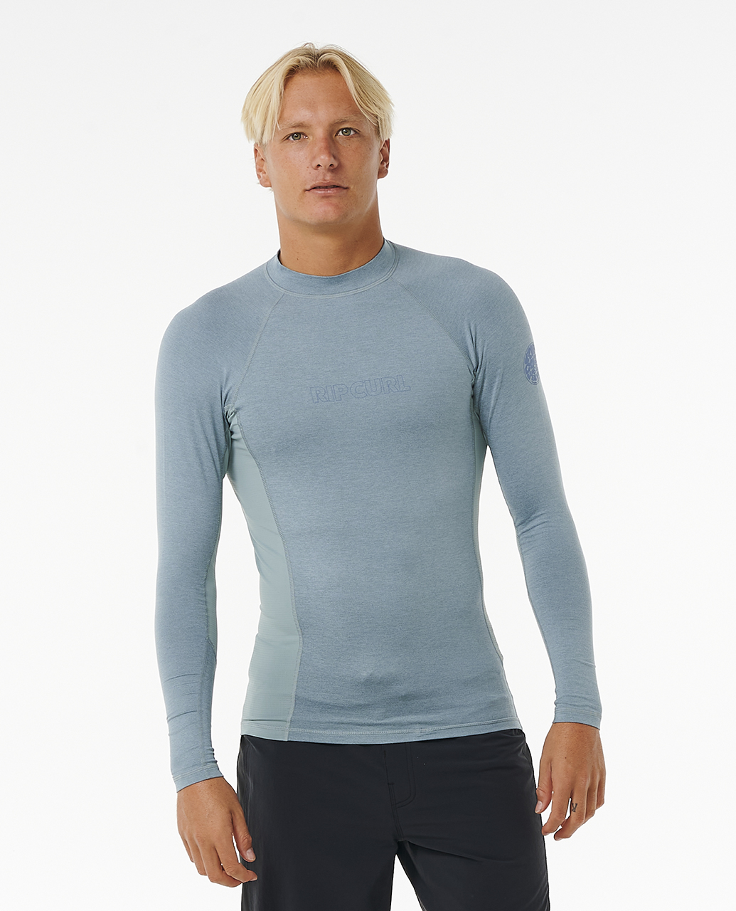 Rip Curl Para Hombres Dawn Patrol UPF 50 Perf Manga Larga Erupción Chaleco Prenda para el torso Camiseta Camiseta - Imagen 14 de 31