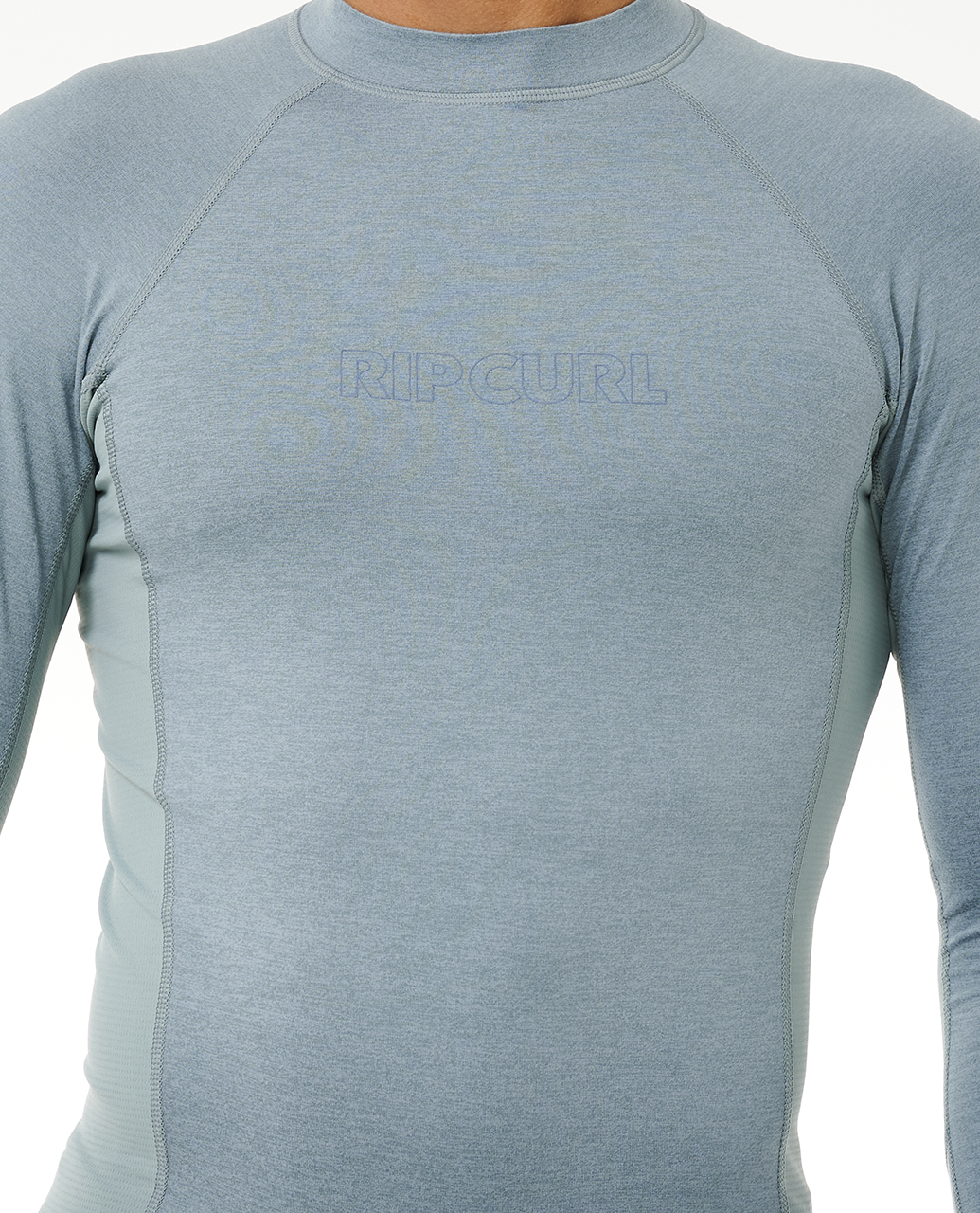 Rip Curl Para Hombres Dawn Patrol UPF 50 Perf Manga Larga Erupción Chaleco Prenda para el torso Camiseta Camiseta - Imagen 18 de 31
