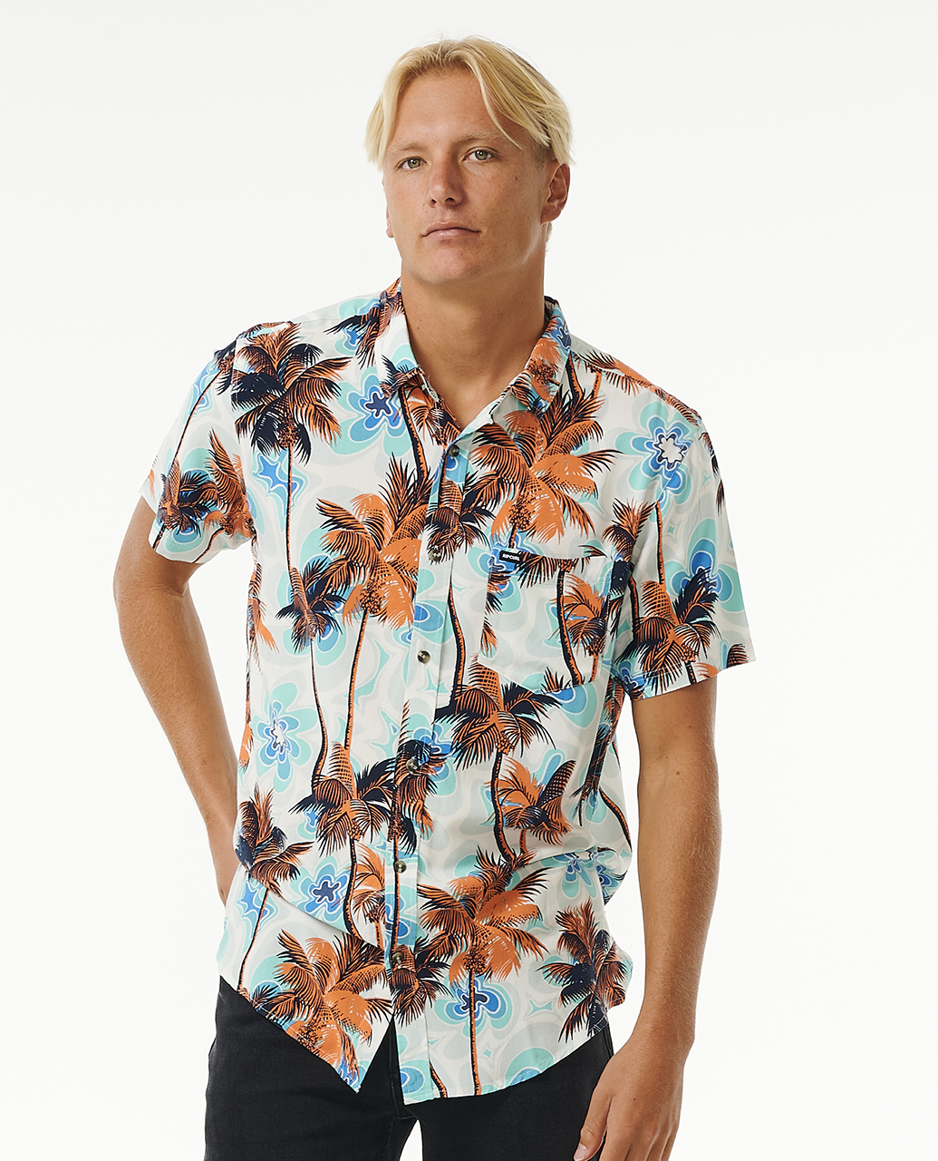 Rip Curl Mens Barrel Killa Short Sleeve Shirt - Picture 8 of 13