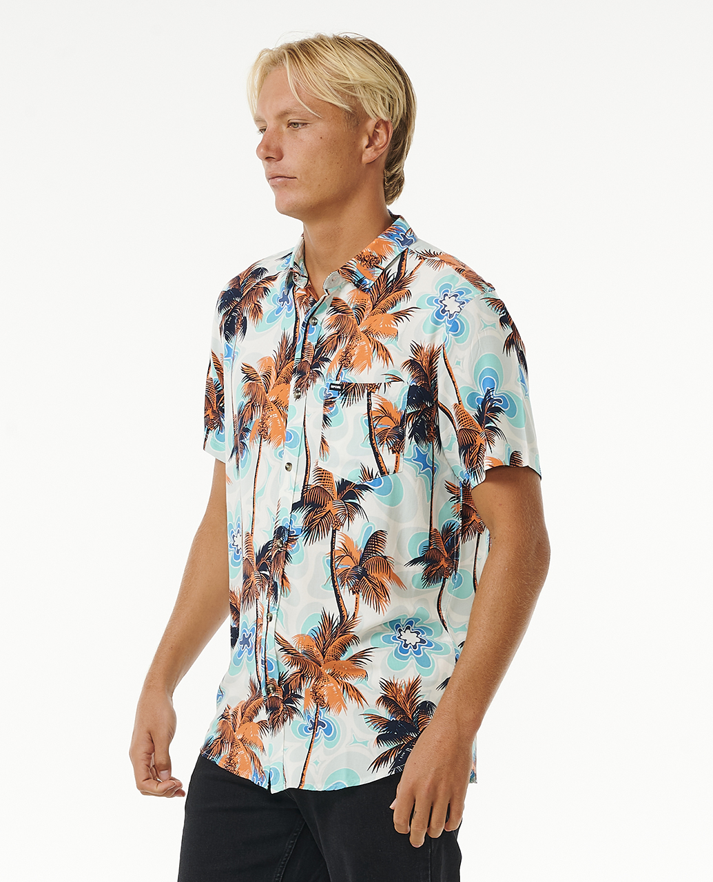 Rip Curl Mens Barrel Killa Short Sleeve Shirt - Picture 9 of 13