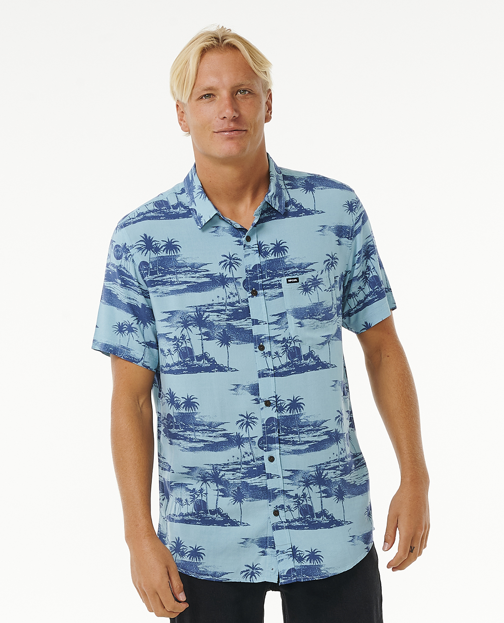 Rip Curl Mens Party Pack Short Sleeve Shirt - Picture 2 of 13