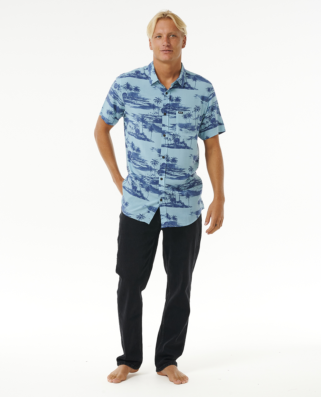 Rip Curl Mens Party Pack Short Sleeve Shirt - Picture 5 of 13