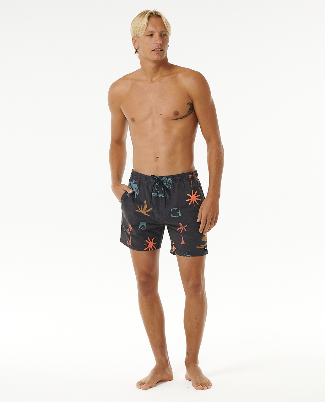 Rip Curl Para Hombres Paquete de Fiesta Voleibol Surf Natación Natación Pantalones Cortos - Imagen 13 de 13