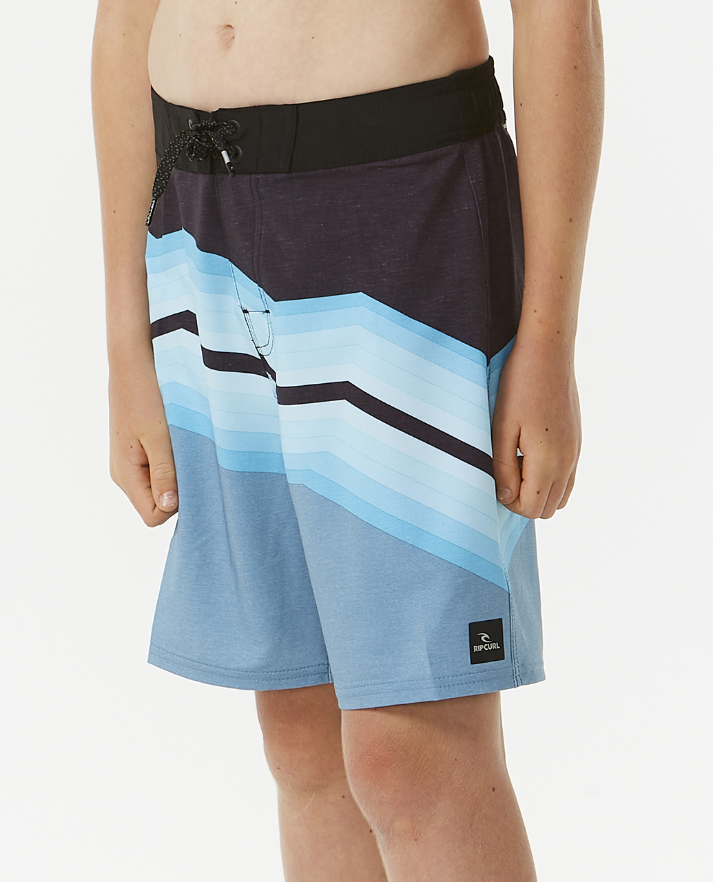 Rip Curl Kids Inverted Semi Elasticated Surf Surfing Swim Swimming Boardshorts - Picture 3 of 11
