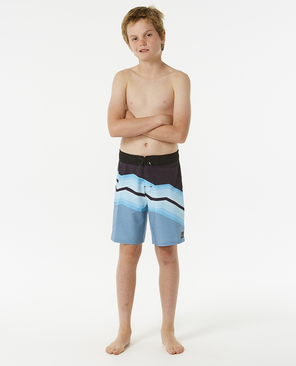 Rip Curl Kids Inverted Semi Elasticated Surf Surfing Swim Swimming Boardshorts - Picture 5 of 11
