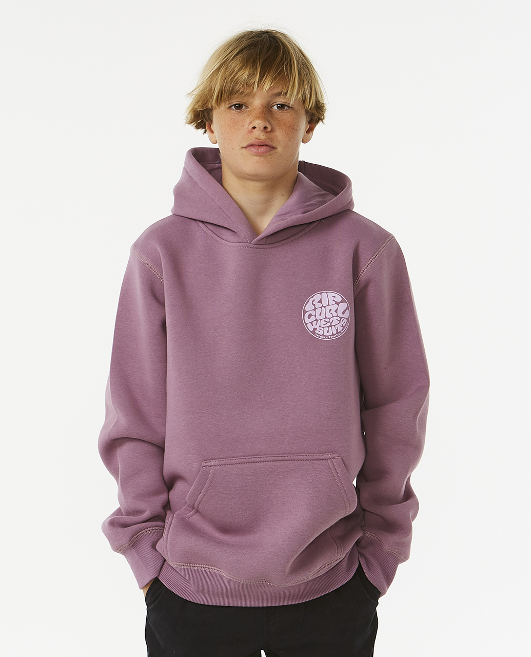Rip Curl Kids Wetsuit Icon Hooded Pullover Sweatshirt Hoody Hoodie - Picture 12 of 29