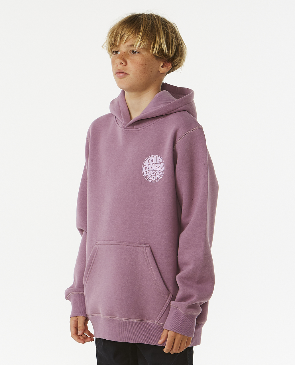 Rip Curl Kids Wetsuit Icon Hooded Pullover Sweatshirt Hoody Hoodie - Picture 13 of 29