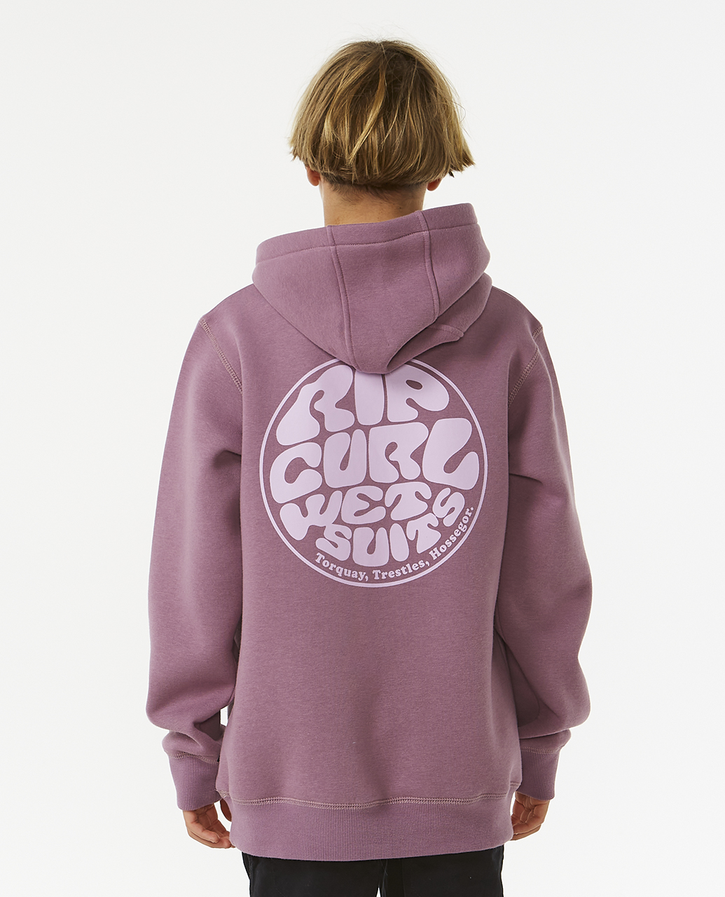Rip Curl Kids Wetsuit Icon Hooded Pullover Sweatshirt Hoody Hoodie - Picture 14 of 29