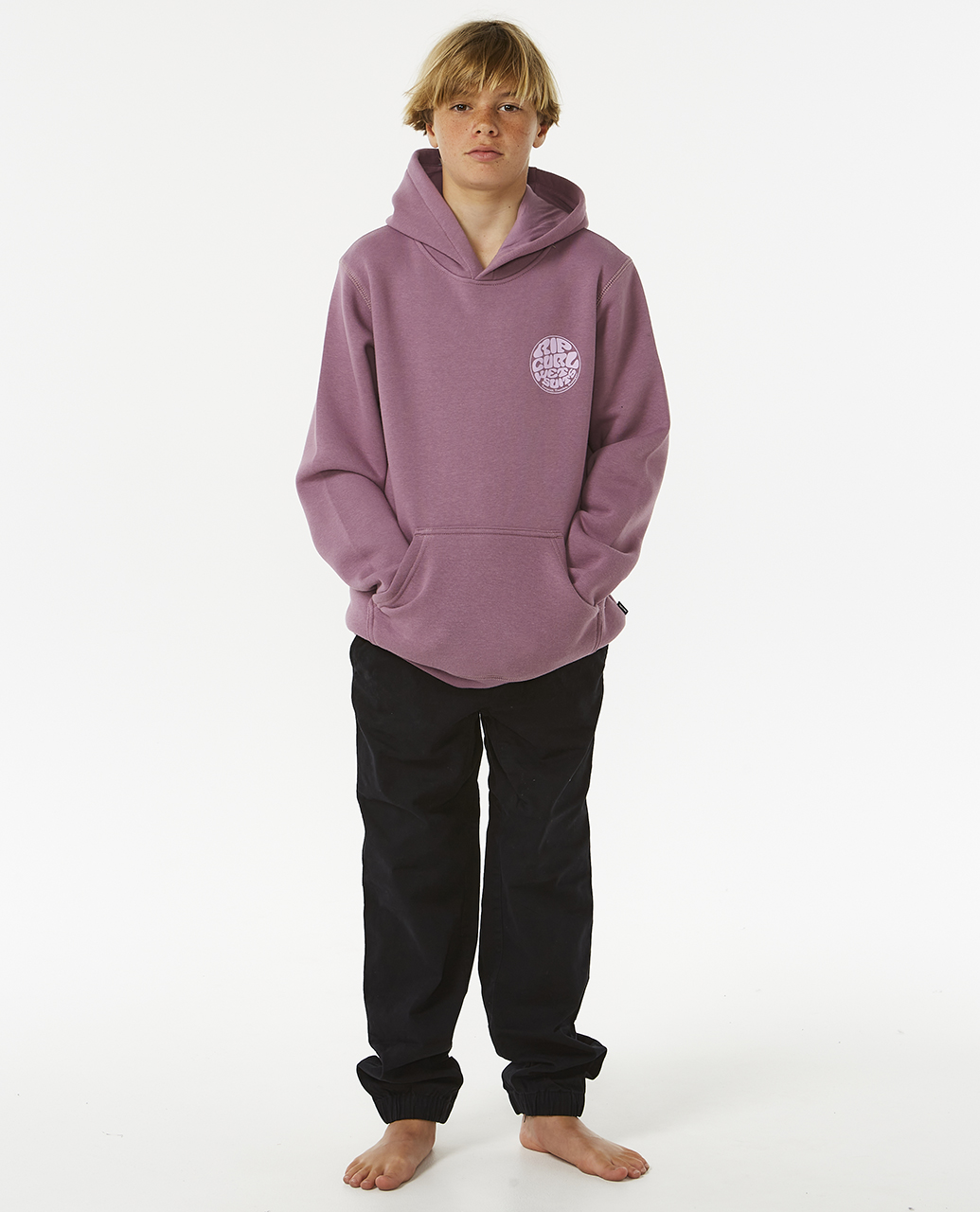 Rip Curl Kids Wetsuit Icon Hooded Pullover Sweatshirt Hoody Hoodie - Picture 15 of 29