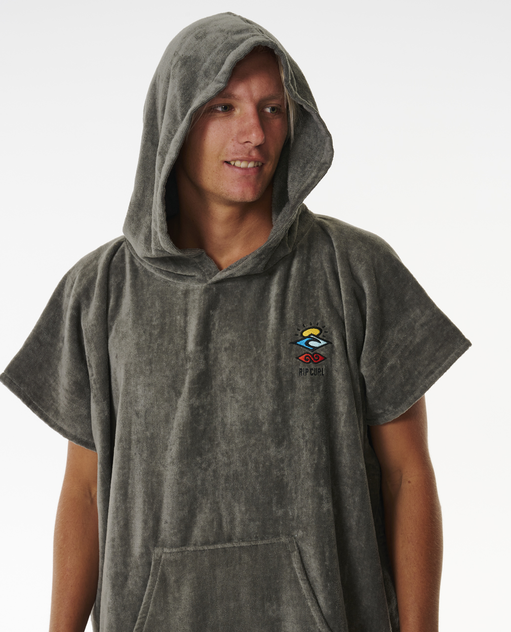 Rip Curl Mens Logo Hooded Towel Poncho - Picture 15 of 16