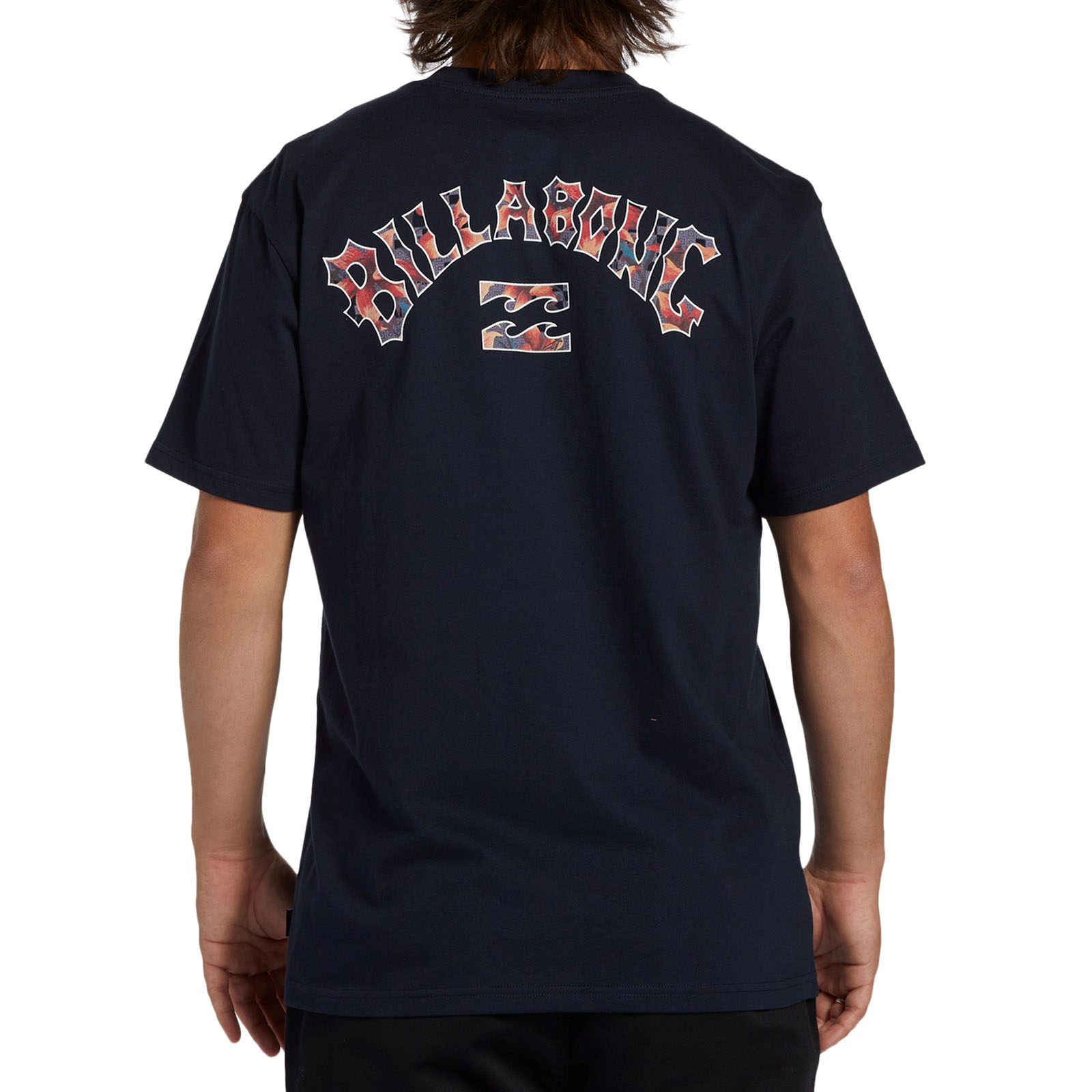 Billabong Mens Arch Fill Short Sleeve Crew Neck Cotton T-Shirt Top Tee - Picture 4 of 5