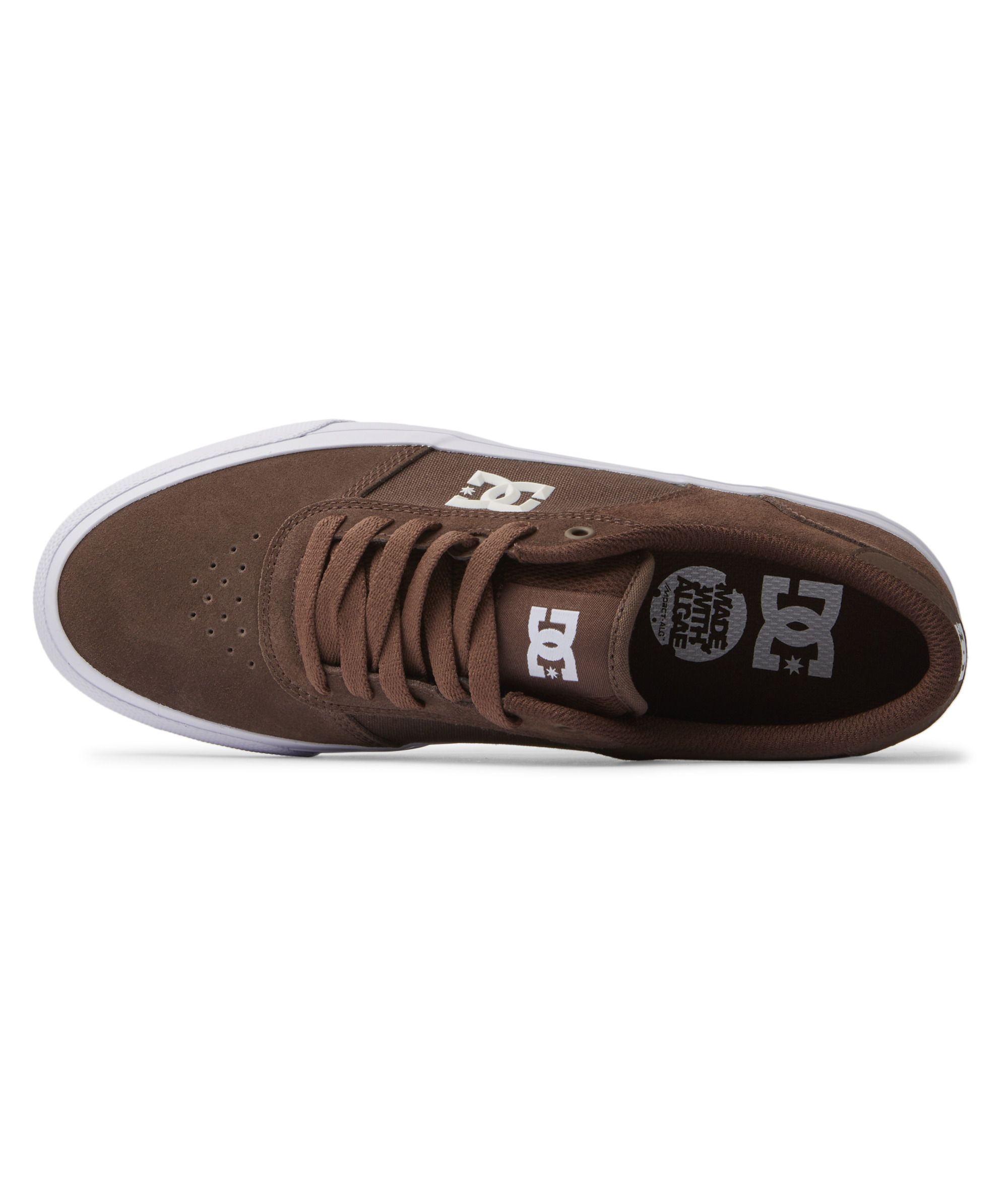 DC Shoes Mens Teknic Leather Lace up Casual Skate Trainers Sneakers - Picture 10 of 31