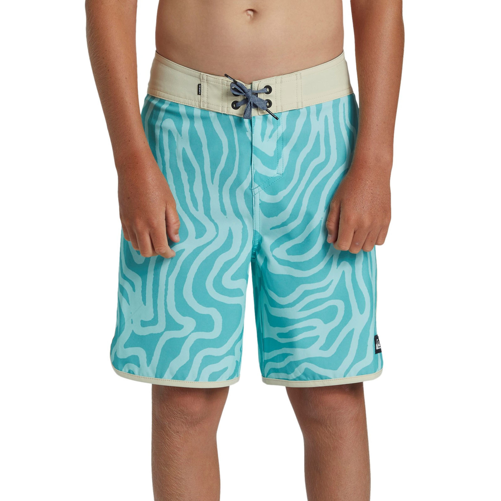 Quiksilver Kids Surfsilk Scallop 17" Surf Surfing Swim Swimming Boardshorts - Picture 6 of 9