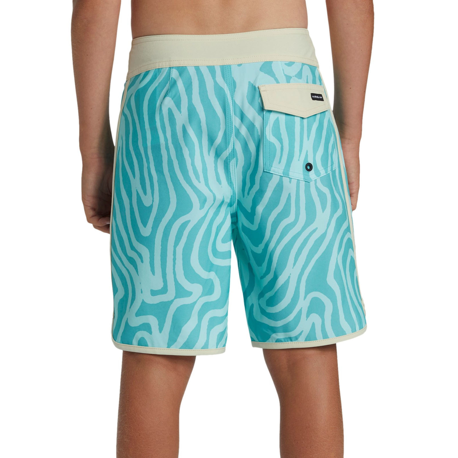 Quiksilver Kids Surfsilk Scallop 17" Surf Surfing Swim Swimming Boardshorts - Picture 7 of 9