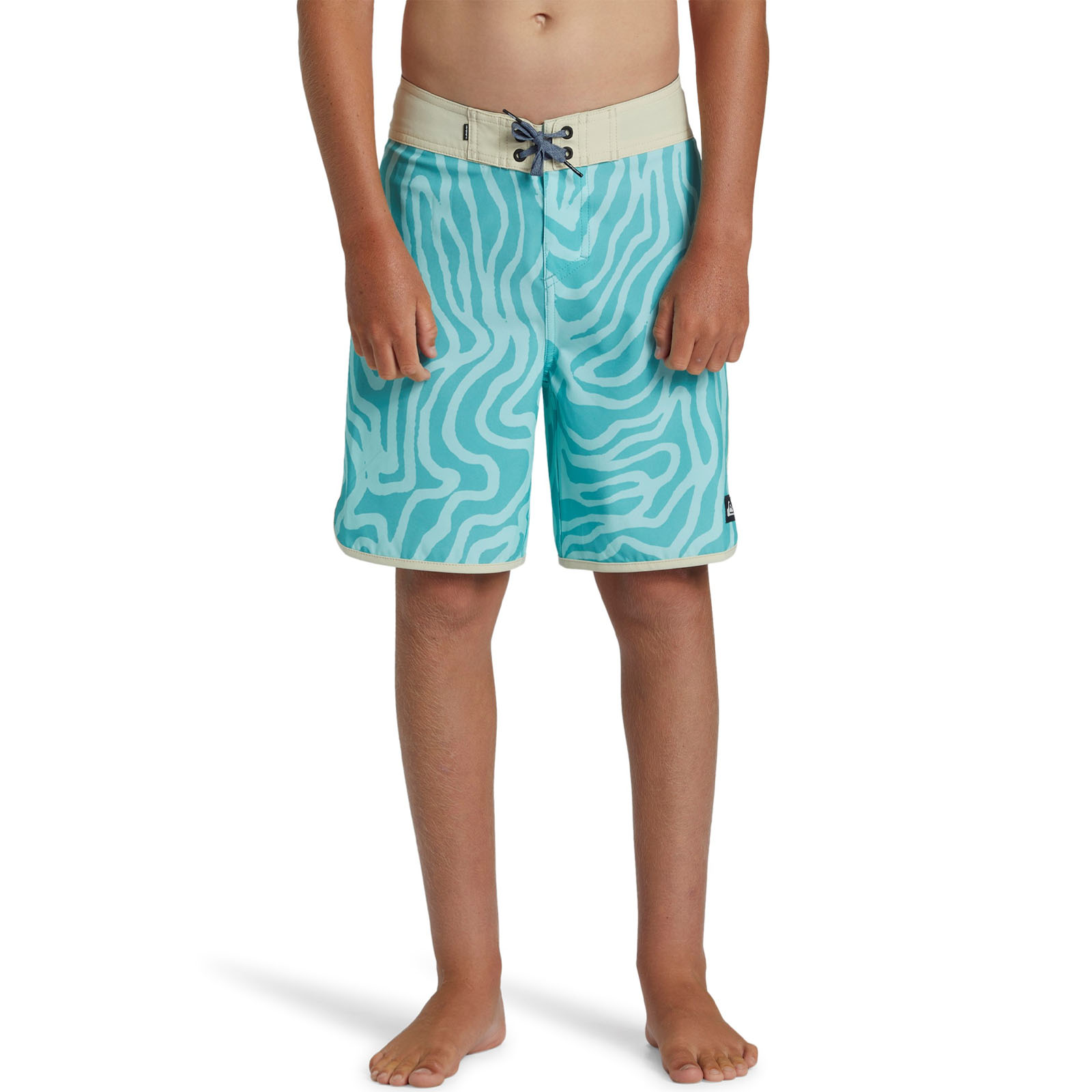 Quiksilver Kids Surfsilk Scallop 17" Surf Surfing Swim Swimming Boardshorts - Picture 9 of 9