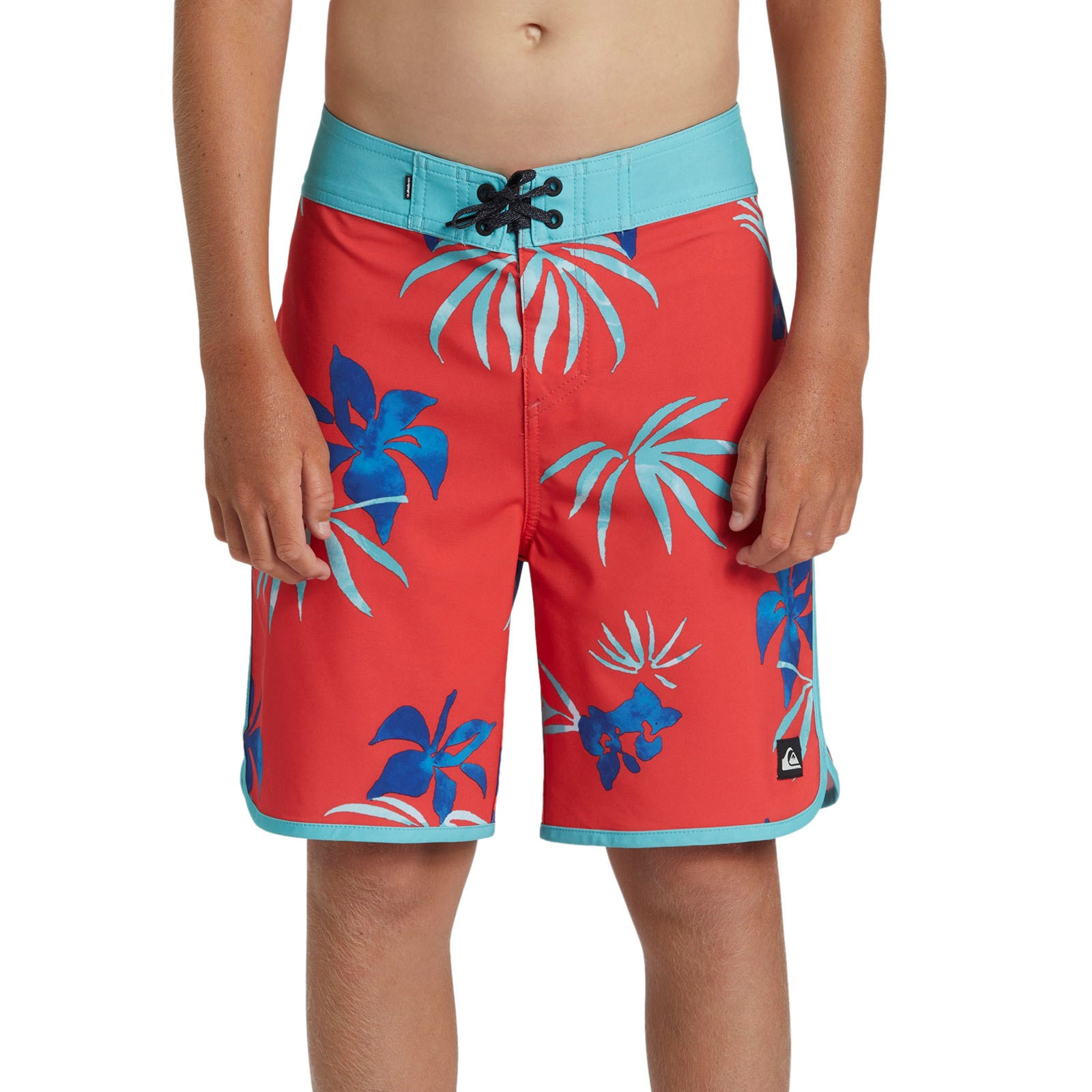 Quiksilver Kids Surfsilk Scallop 17" Surf Surfing Swim Swimming Boardshorts - Picture 2 of 9