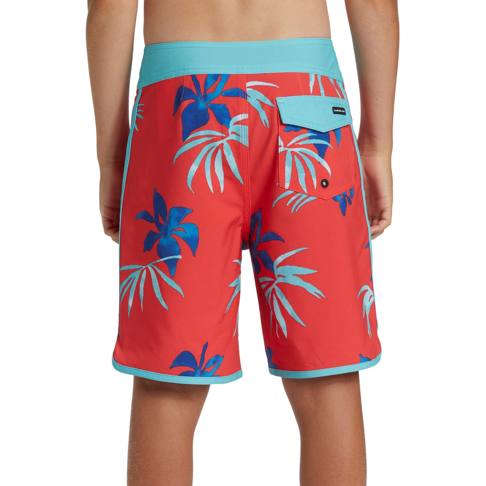 Quiksilver Kids Surfsilk Scallop 17" Surf Surfing Swim Swimming Boardshorts - Picture 3 of 9
