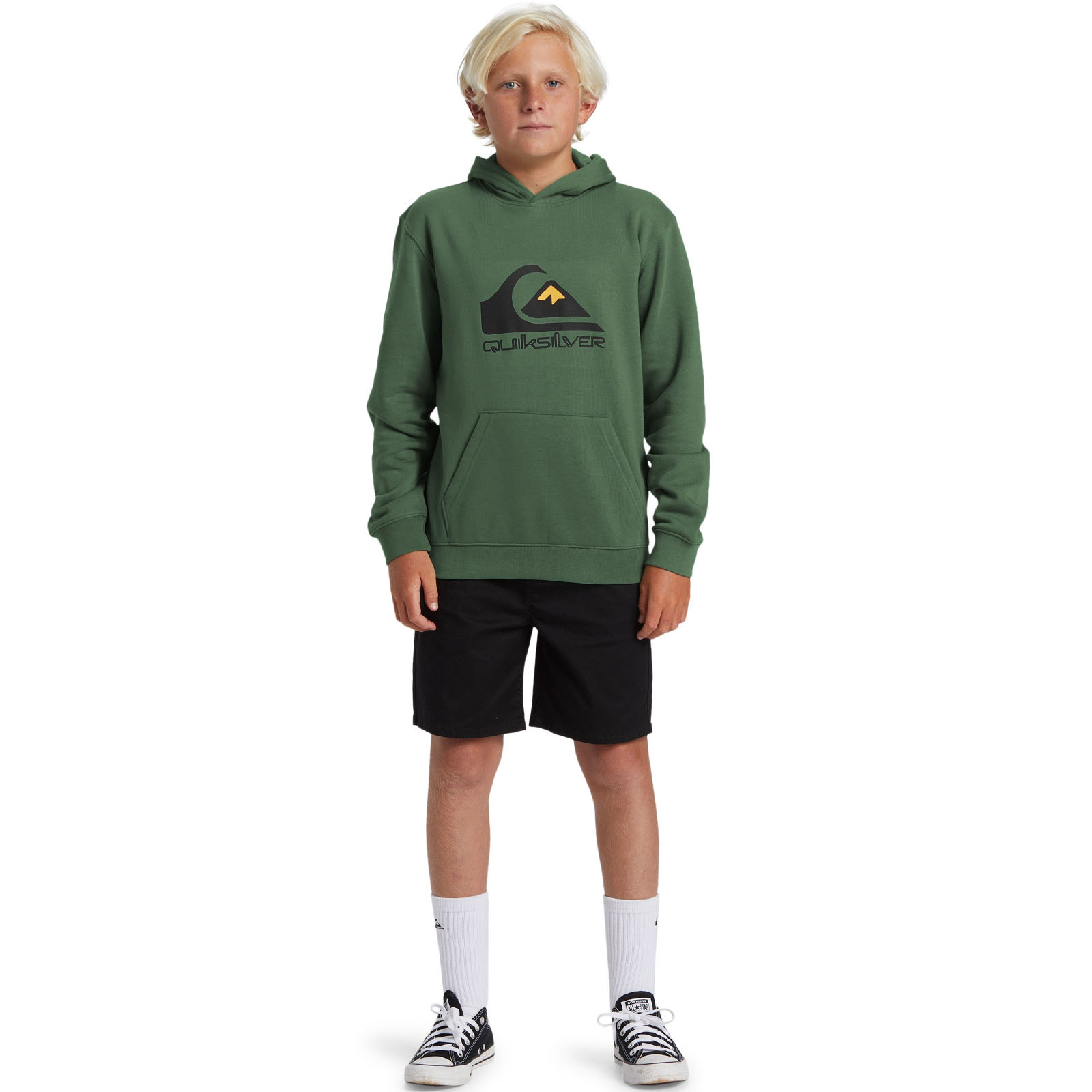 Quiksilver Kids Big Logo Pullover Hoody Sweatshirt Hoodie Top - Picture 13 of 17