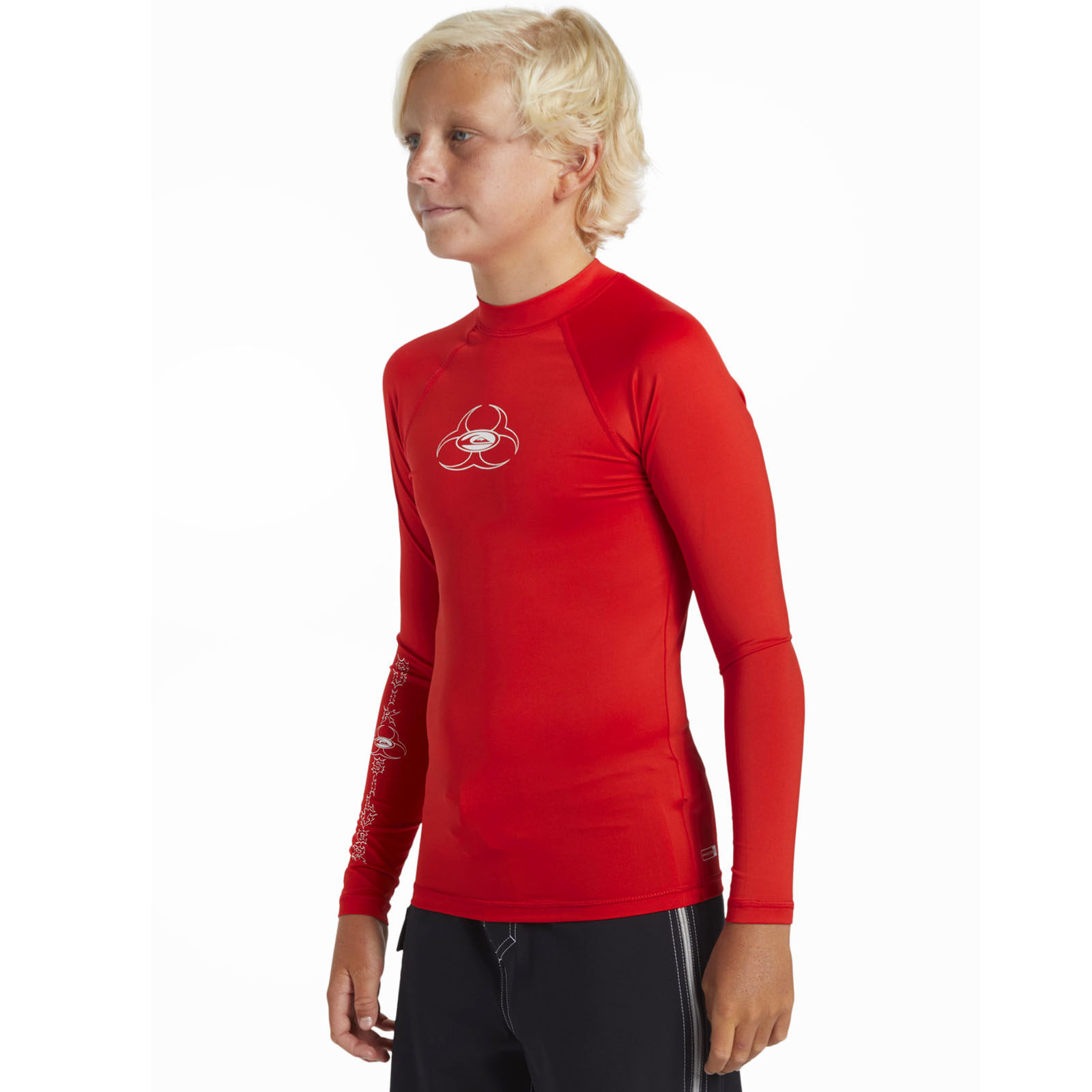 Quiksilver Kids Saturn Long Sleeve UPF 50 Swimming Surfing Rast Vest Top - Picture 8 of 9
