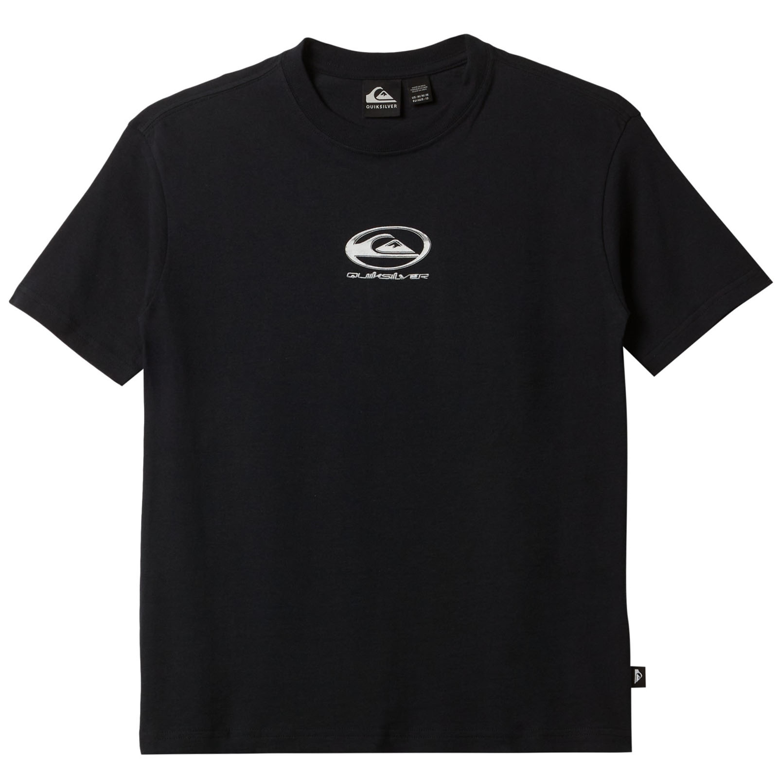 Quiksilver Kids Chrome Short Sleeve Crew Neck Cotton T-Shirt Top Tee - Picture 3 of 5