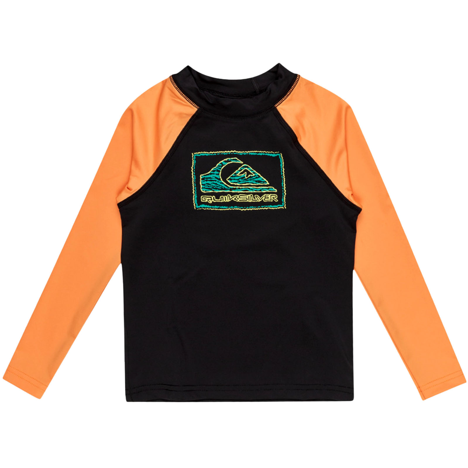 Quiksilver Kids Everyday UV Protect Rash Vest Swim Top Long Sleeve Surf T-Shirt - Picture 3 of 6