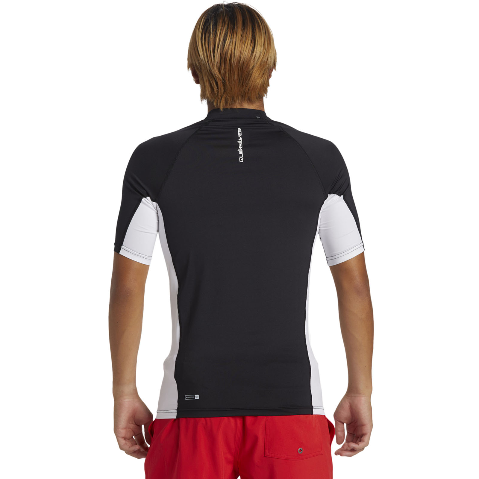 Quiksilver Mens Everyday Short Sleeve UV Protect Surf Surfing Rash Guard Vest - Picture 3 of 11