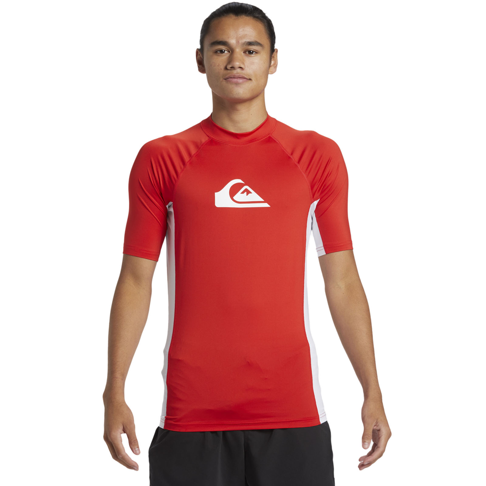 Quiksilver Mens Everyday Short Sleeve UV Protect Surf Surfing Rash Guard Vest - Picture 4 of 11
