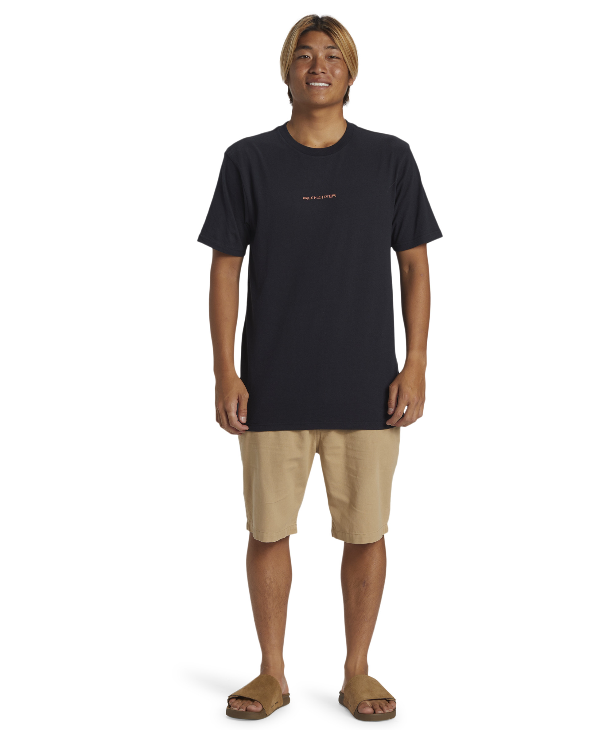 Pantalones cortos chinos informales de algodón Quiksilver para hombre Everyday Union Light Walk - Imagen 23 de 29