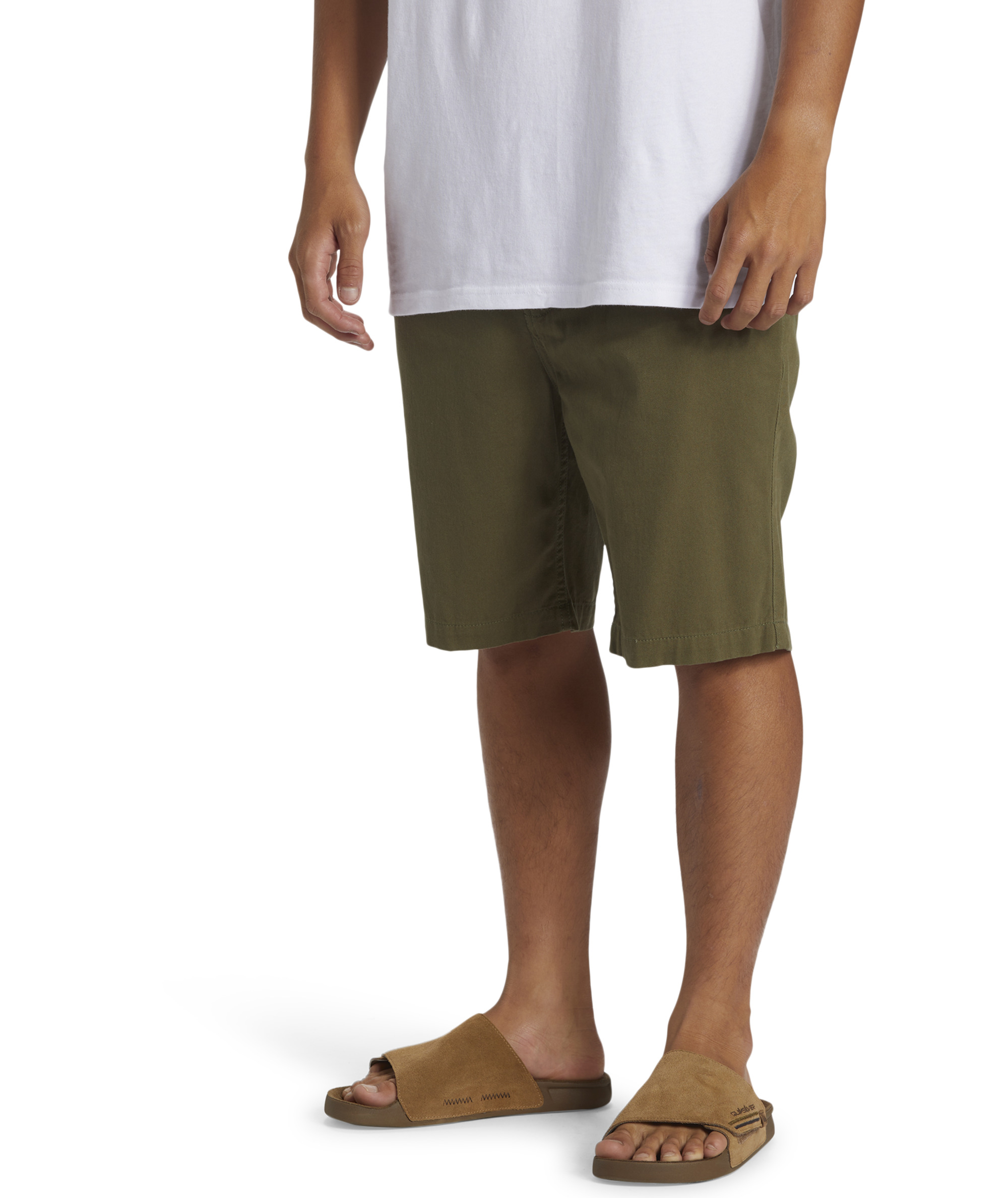 Pantalones cortos chinos informales de algodón Quiksilver para hombre Everyday Union Light Walk - Imagen 21 de 29