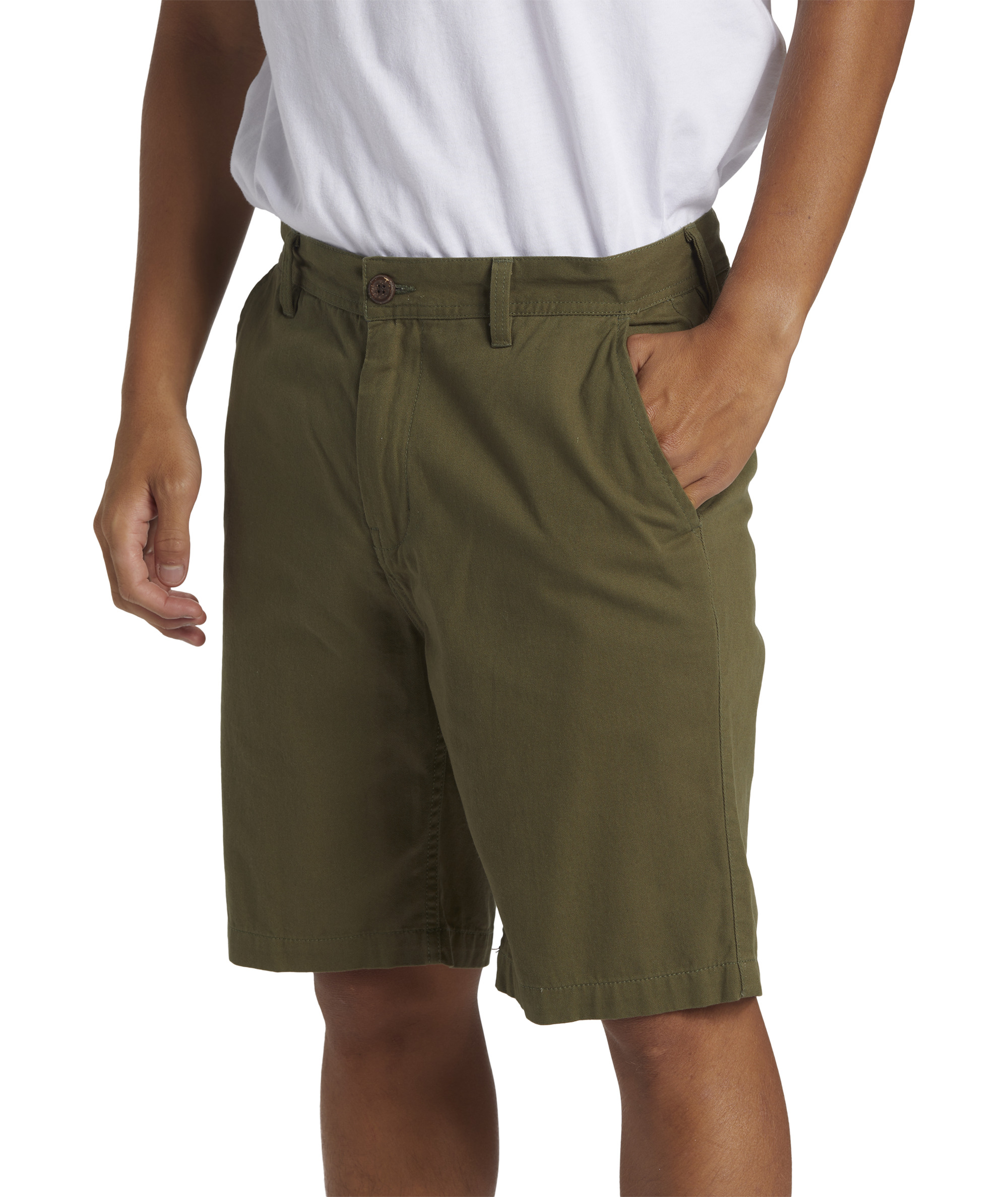 Pantalones cortos chinos informales de algodón Quiksilver para hombre Everyday Union Light Walk - Imagen 19 de 29