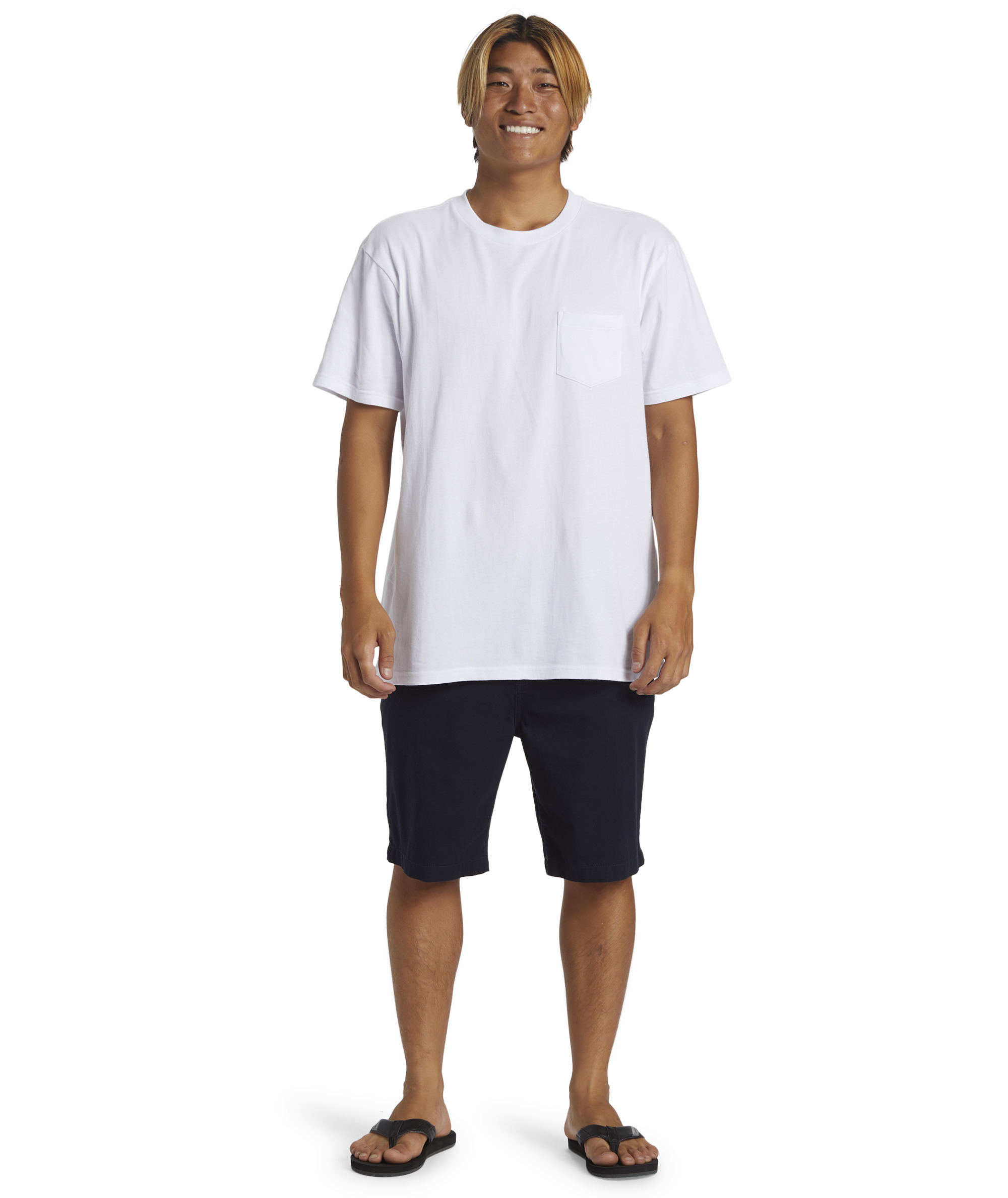 Pantalones cortos chinos informales de algodón Quiksilver para hombre Everyday Union Light Walk - Imagen 9 de 29