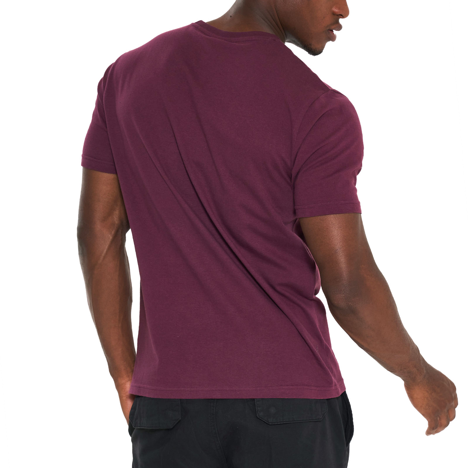 Bench Mens Worsley Casual Crew Neck Cotton Rubberised Logo T-Shirt Top Tee - Picture 7 of 47