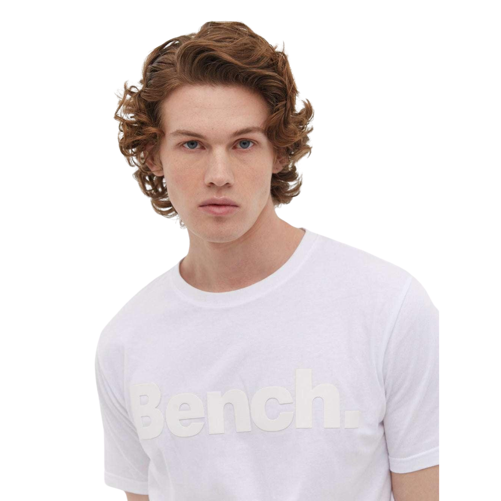 Bench Mens Worsley Casual Crew Neck Cotton Rubberised Logo T-Shirt Top Tee - Picture 43 of 47