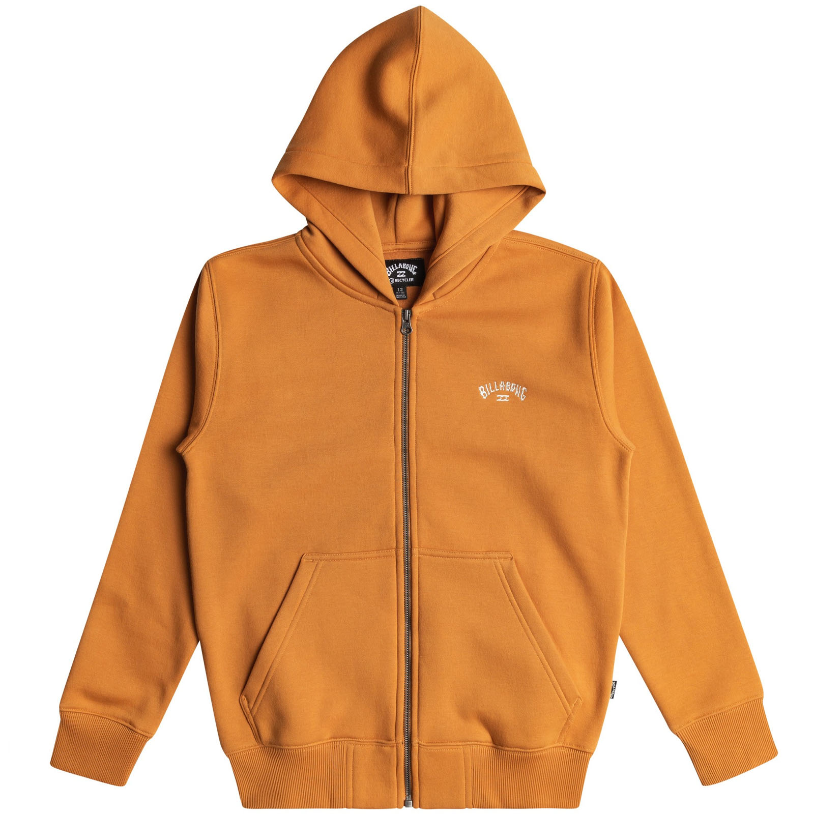 Billabong Kids Arch Zip-Up Hoodie Sweatshirt Sweater Jumper Hooded Full Zip - Picture 4 of 7