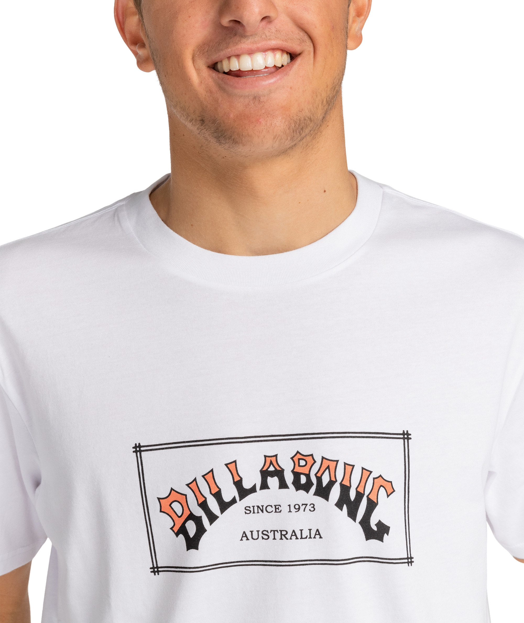 Billabong Mens Arch Short Sleeve T-Shirt Top Tee Shirt Cotton Graphic Crew Neck - Picture 18 of 18