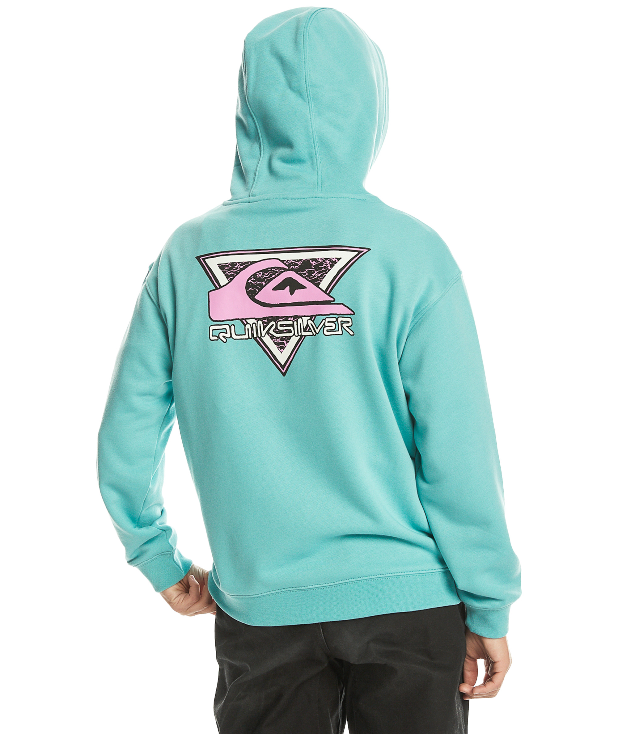 Quiksilver Kids Drybridge Hooded Pullover Sweatshirt Hoody Hoodie - Picture 9 of 10