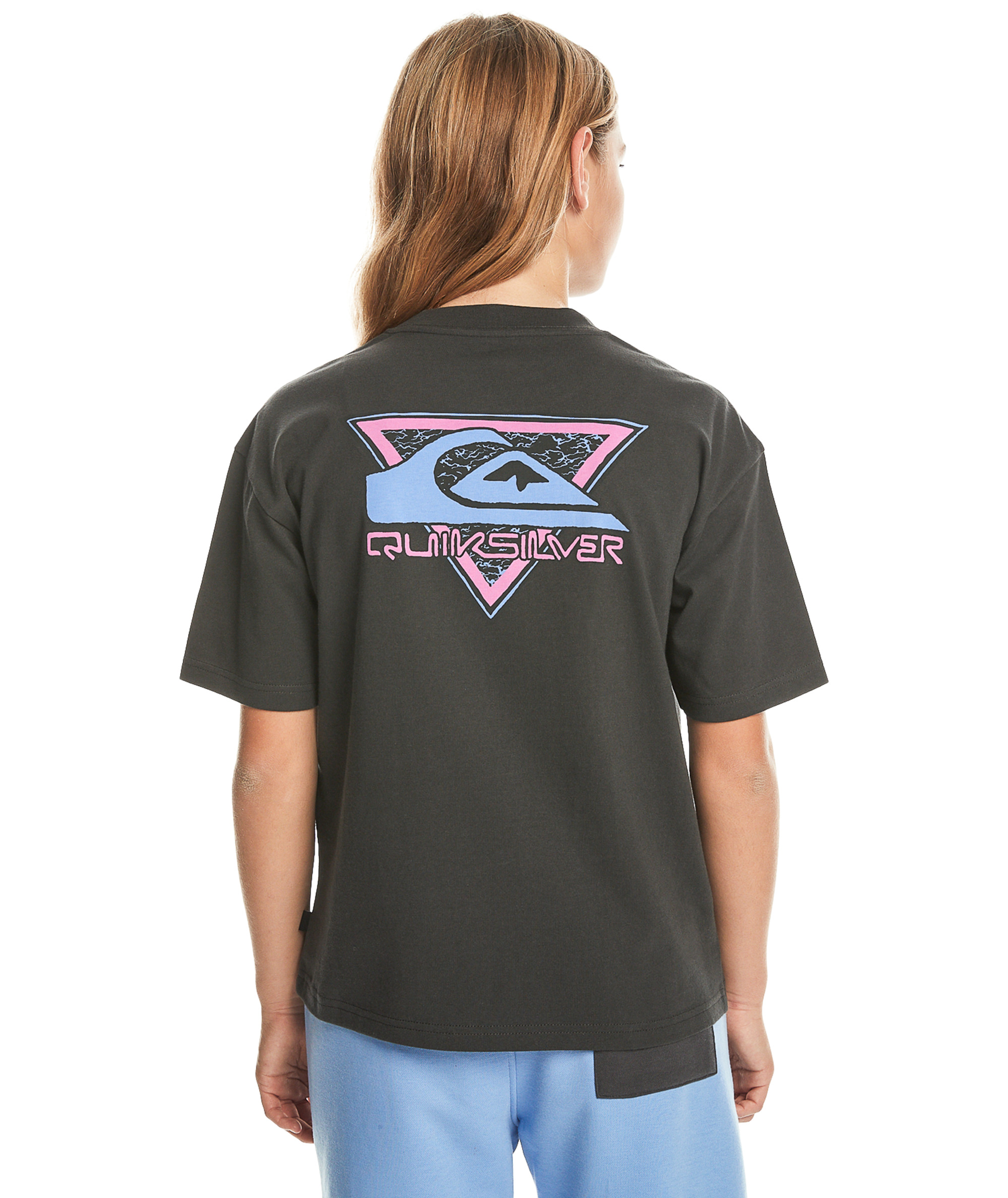 Quiksilver Kids Take Us Back Short Sleeve Crew Neck T-Shirt Top Tee - Picture 9 of 9